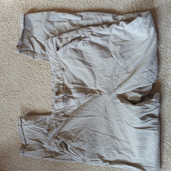 American Eagle Outfitters Light Tan Bootcut Pants Size 20 Long - Picture 1 of 7